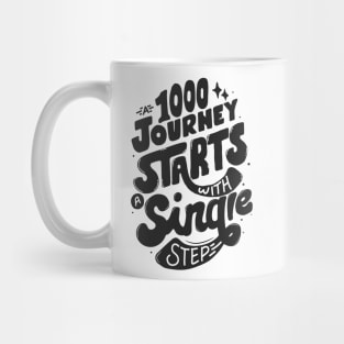 Start with a single step Mug